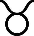 zodiac symbol for Taurus