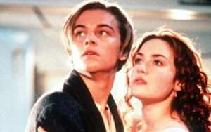 photo of Leonardo DiCaprio and Kate Winslet in Titanic