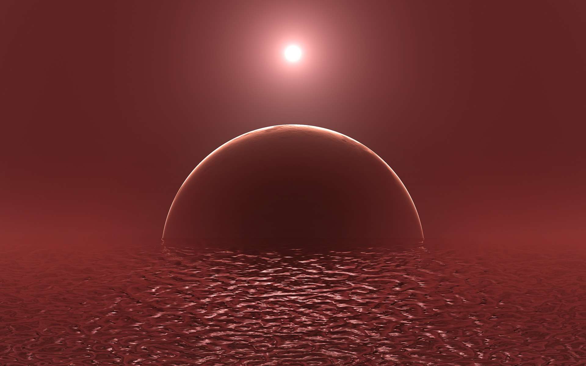 Lunar Eclipse, Mars