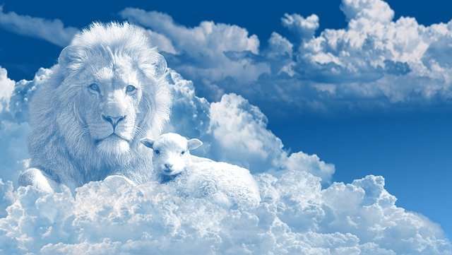 Leo horoscope, lion, clouds